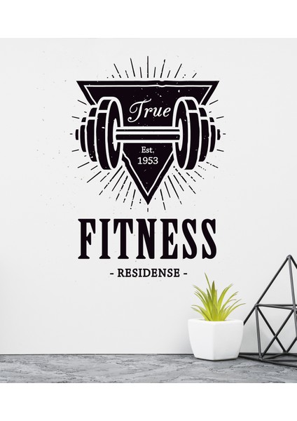 Areksan Reklam Fitness Residence Duvar Sticker