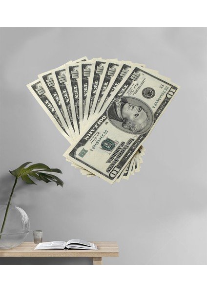 Areksan Reklam Dollars Duvar Sticker