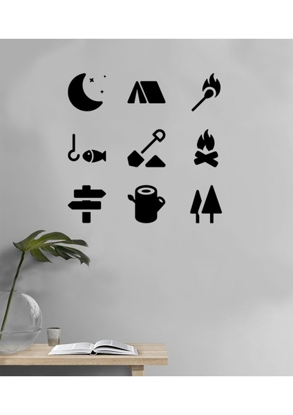 Areksan Reklam Kamp Sembolleri Duvar Sticker