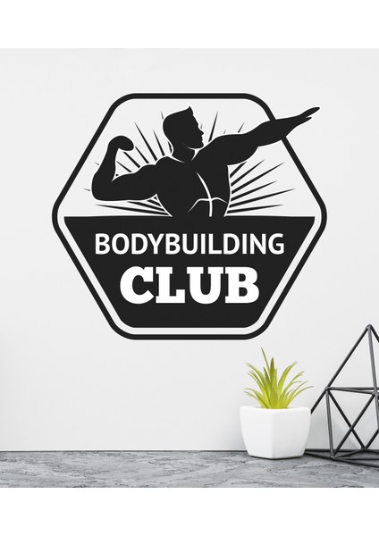 Areksan Reklam Body Building Club Duvar Sticker