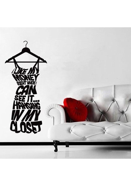 Areksan Reklam In My Closet Duvar Sticker