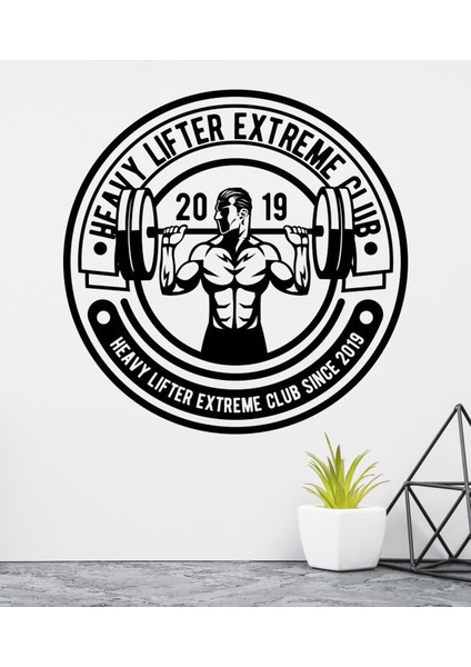 Areksan Reklam Heavy Lifter Extreme Club Duvar Sticker
