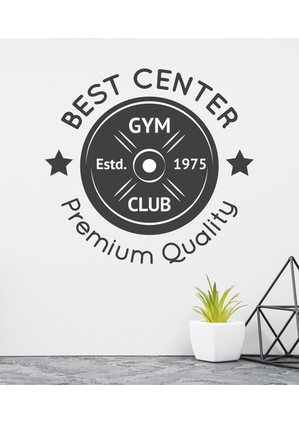 Areksan Reklam Best Center Gym Duvar Sticker