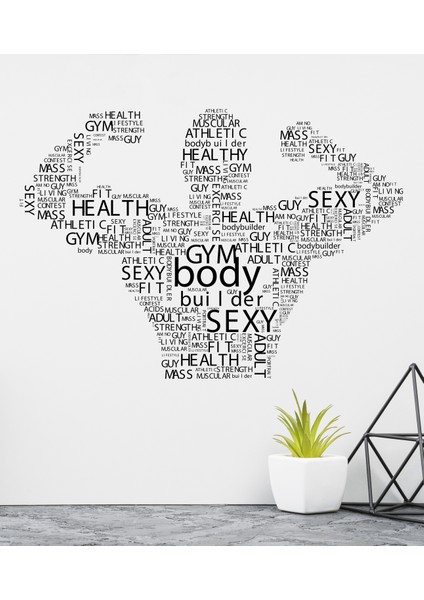 Areksan Reklam Gym Body Duvar Sticker