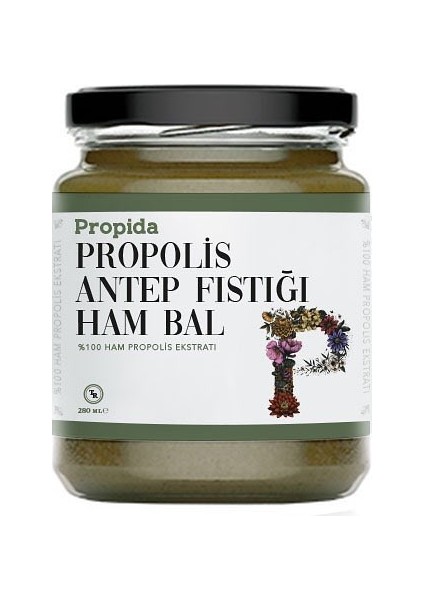 Propolis Antep Fıstığı Ham Bal 280 ml