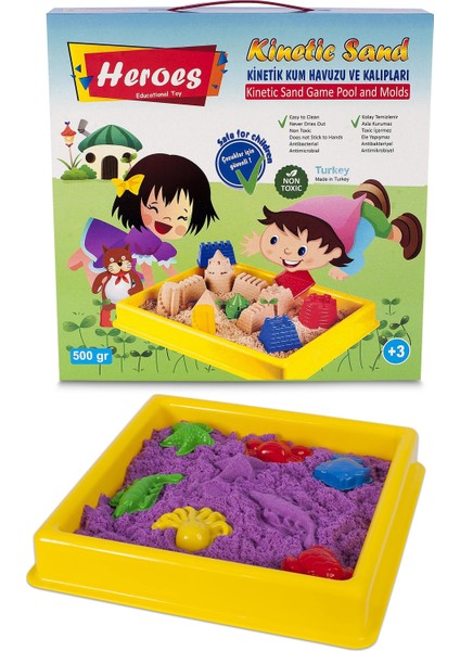 Küçük Havuzlu Araçlar Kalıpları Kumlu 500 gr