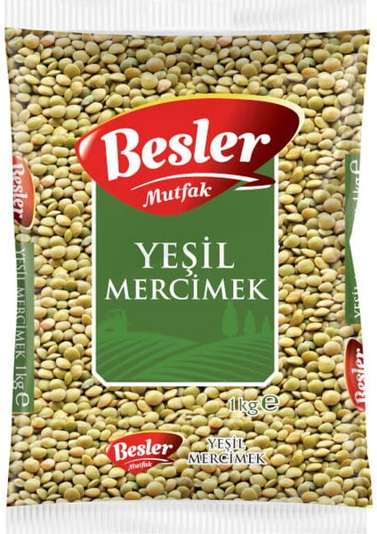 Besler Mutfak Yeşil Mercimek 1 kg