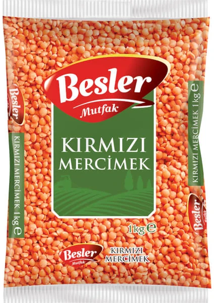 Besler Mutfak Kırmızı Mercimek 1 kg