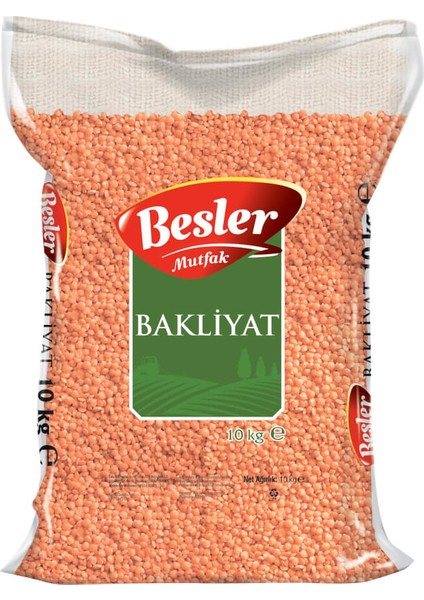 Besler Mutfak Kırmızı Mercimek 10 kg