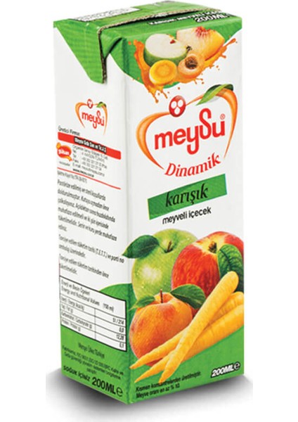 Meysu Dinamik Karışık Meyveli İçecek 200 ml (27'li)