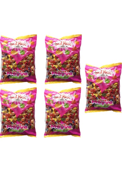 Karışık Meyveli Bonbon Şekeri - 1 x 5 kg