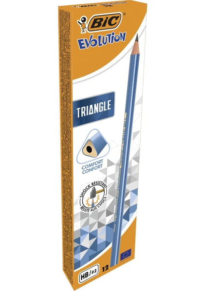 Evol Triangle 12'li Üçgen Kurşun Kalem