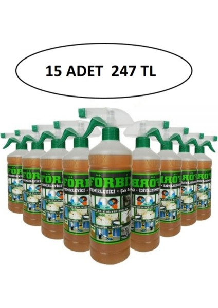 Gts 35 Çok Amaçlı Genel Temizleyici 15 Adet modelleri