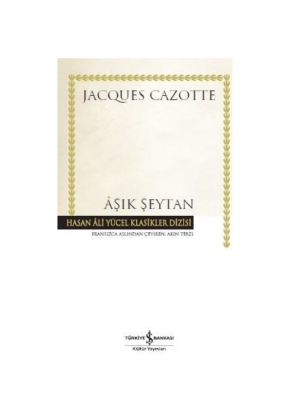 Aşık Şeytan - Jacques Cazotte