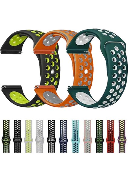 Apple Watch Uyumlu 4 3 2 1 Delikli Spor Kayış 44 mm Lacivert Hole indirimleri