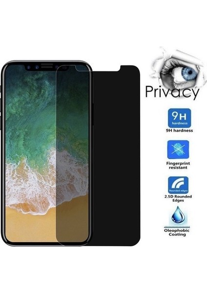 Samsung Galaxy A40 Gizli Görünmez Lively Temperli Ekran Koruyucu Siyah