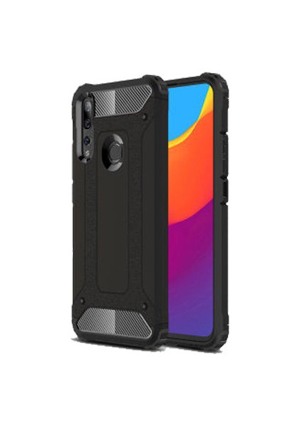 HUAWEİ Y9 Prime 2019 Kılıf Zırhlı Shockproof Kılıf Siyah