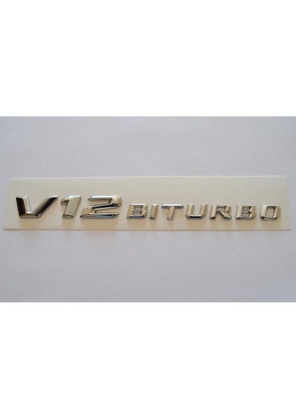 Mercedes V12 Biturbo Yazı