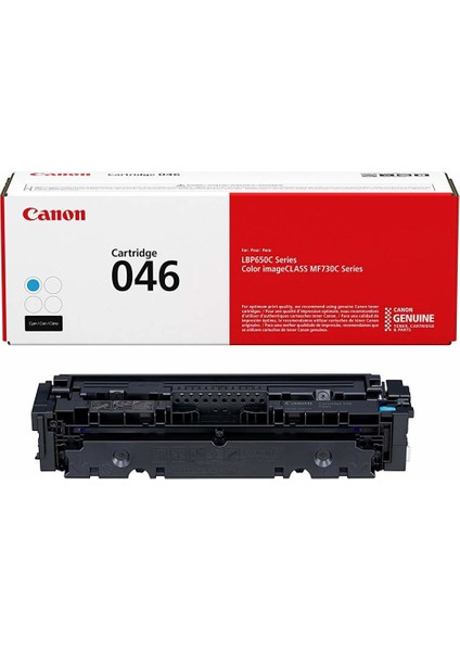 CRG-046 Sıfır Mavi Toner-Kutusuz