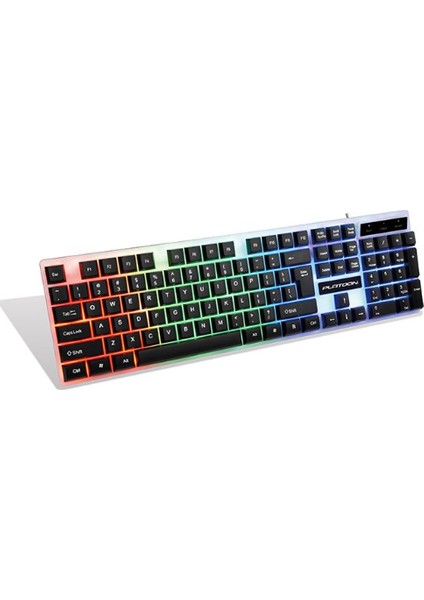 PL-357 Işıklı Oyuncu Klavyesi