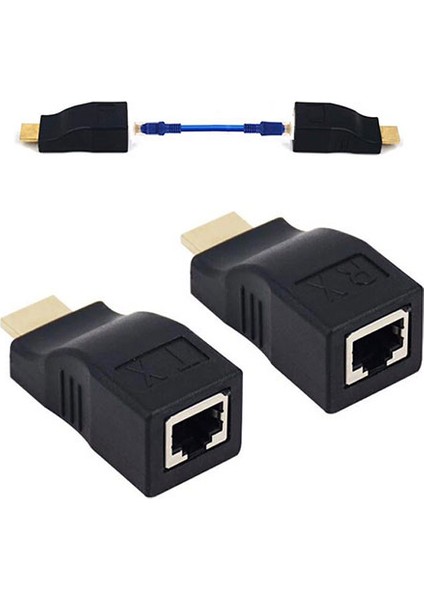 hdmı 2.0 4k/2k extender hdmı 2.0 to rj45 cat5e/cat6 30m uzatma ap