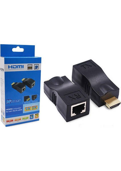 hdmı 2.0 4k/2k extender hdmı 2.0 to rj45 cat5e/cat6 30m uzatma ap