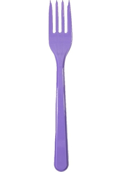 Plastik Çatal 25 Mor