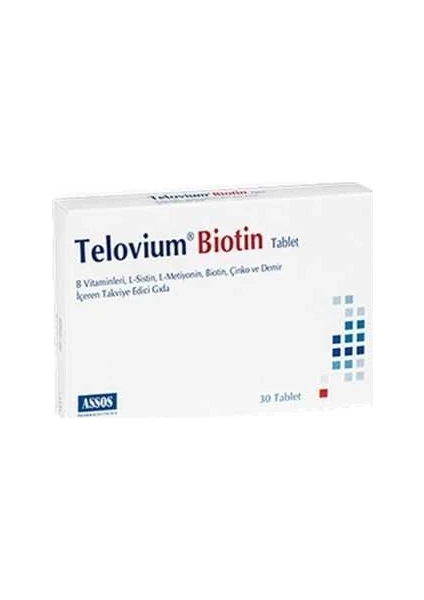 Telovium Biotin 30 Tablet