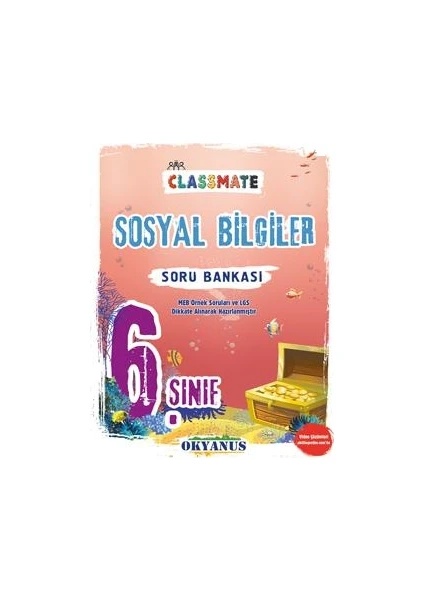 Okyanus Yayınları 6. Sınıf Classmate Sosyal Bilgiler Soru Bankası