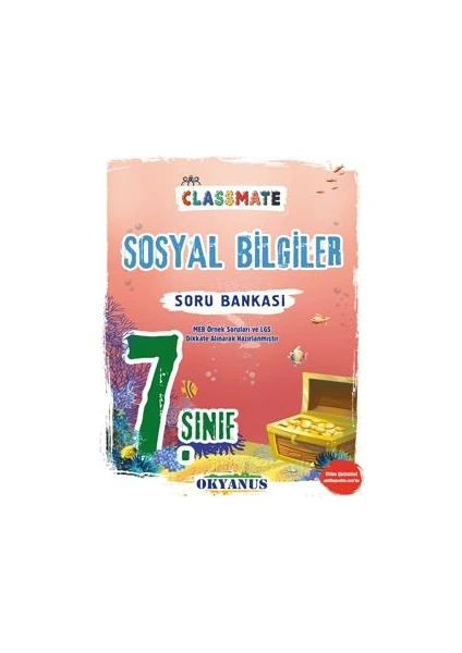 Okyanus Yayınları 7. Sınıf Classmate Sosyal Bilgiler Soru Bankası