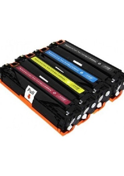 Hp CF542A, M254 / M280 / M281 4 Renk Takım Muadil Toner
