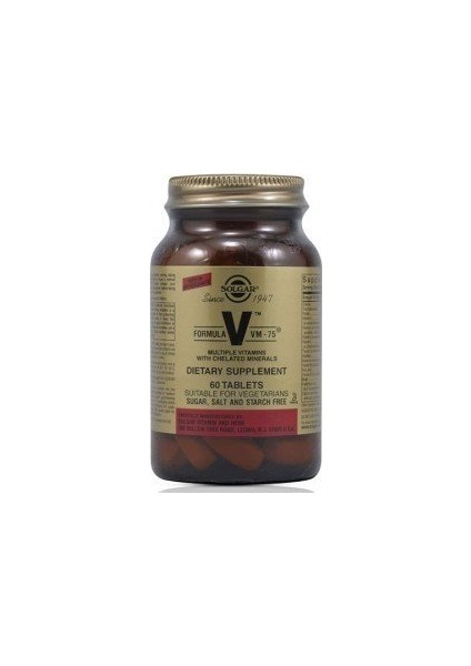 Vm-75 Multivitamin 60 Tablet SLG011816