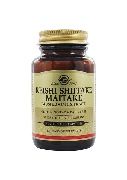 Reishi Shiitake Maitake Mushroom Extract 50 Kapsül SLG023185