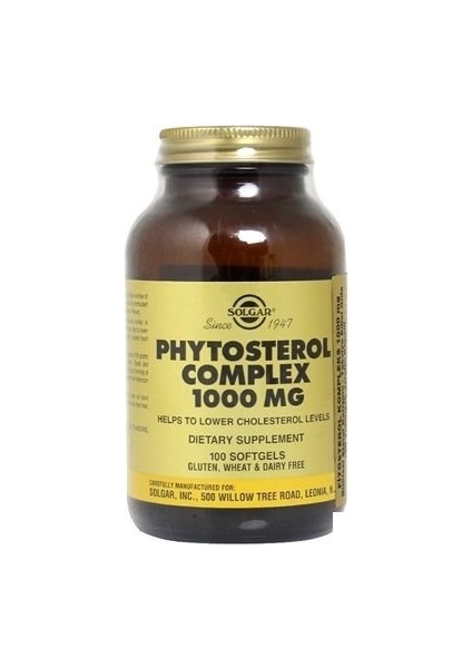 Phytosterol Complex 1000 Mg 100 Kapsül SLG666694