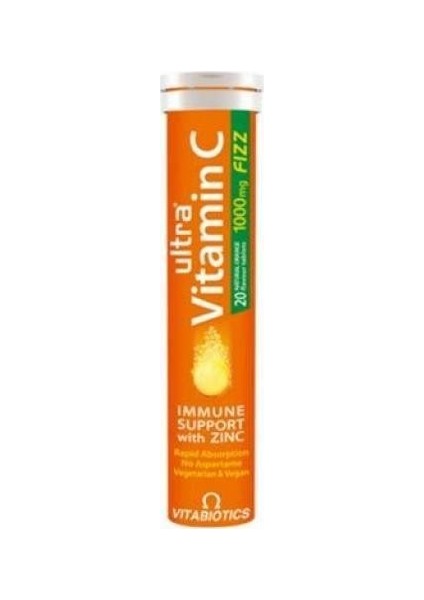 Ultra Vitamin-C 1000 Mg 20 Fizz Tablet VİT248582