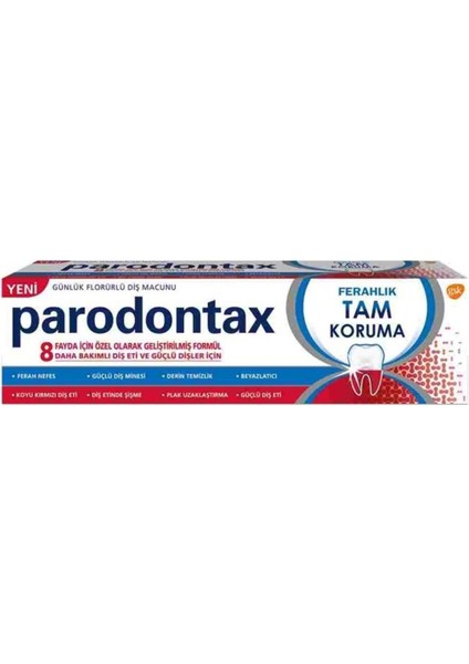 Paradontax 75 ml Tam Koruma Ferahlık Diş Macunu 12'li Set