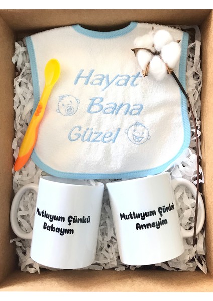 Bebek Hediyelerim Hayat Bana Güzel Mutlu Bebek Hediyesi Erkek