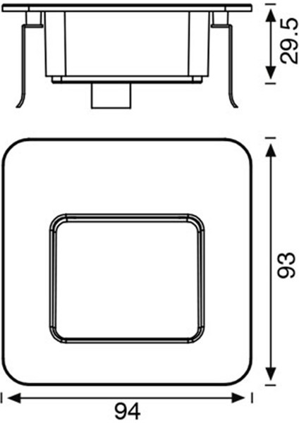 Led'li Merdiven Armatürü LW459 B