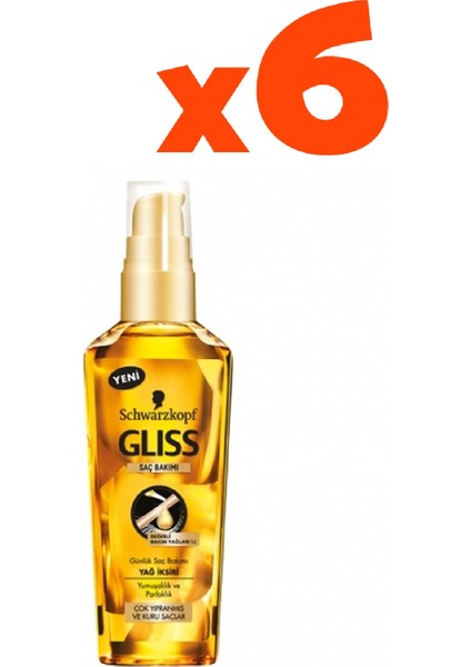 75 ml Ultimate Repair Saç Bakım Yağı 6'lı Set fiyatları