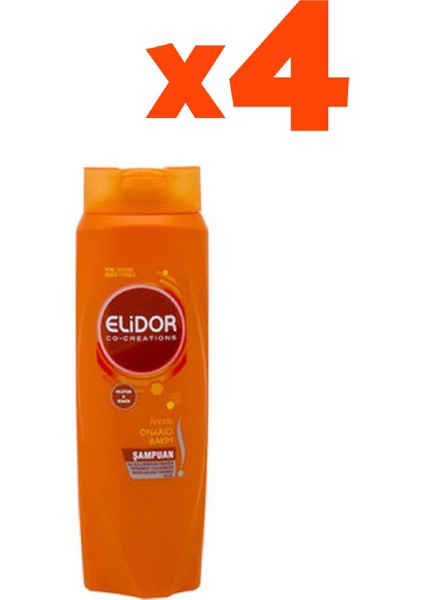 500ML Onarıcı Bakım Şampuan 4'lü Set