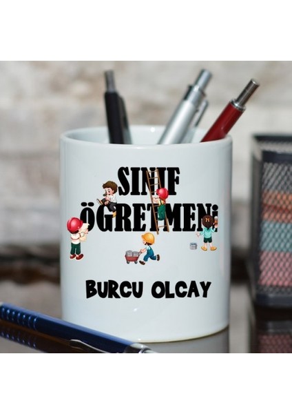 Sınıf Öğretmenine Hediye İsimli Kalemlik