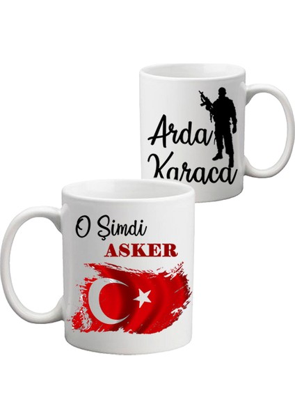 O Şimdi Asker Hediyesi İsimli Kupa Bardak