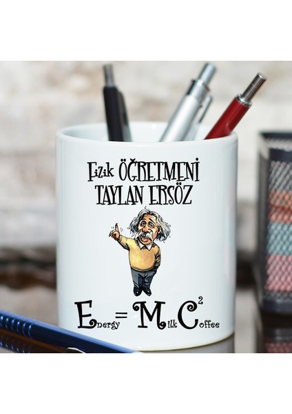 Fizik Öğretmenine Hediye İsimli Einstein Kalemlik