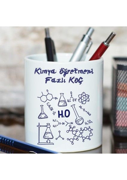 Kimya Öğretmenine Hediye İsimli Laboratuvar Kalemlik
