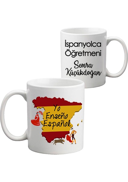 İspanyolca Öğretmenine Hediye Kupa Bardak