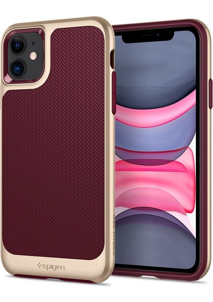 Apple iPhone 11 Kılıf Neo Hybrid Burgundy - 076CS27196
