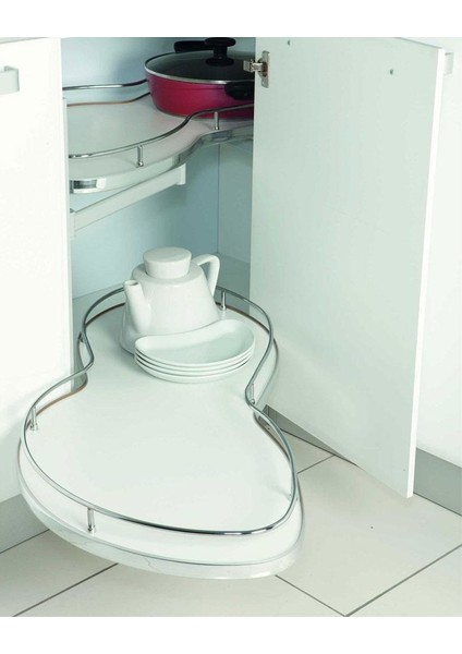 Döner Tablalı Kör Köşe Mekanizması