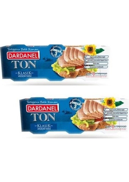 Ton Balık Klasik 3 x 80 gr x 2'li Set