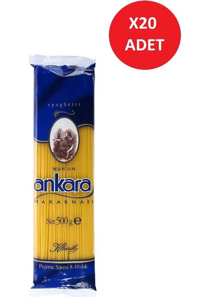Makarna Spagetti 500 gr x 20'li