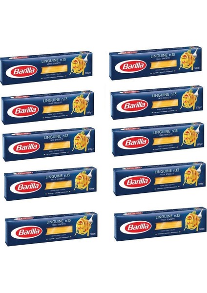 Makarna Yassı Spagetti 500 gr x 10'lu